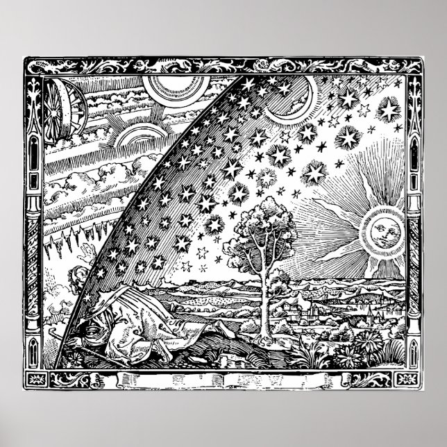 Póster Flammarions Wanderer (Frente)