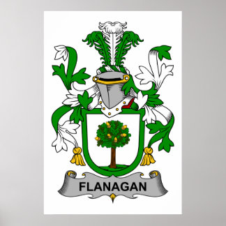 Póster Flanagan Family Crest