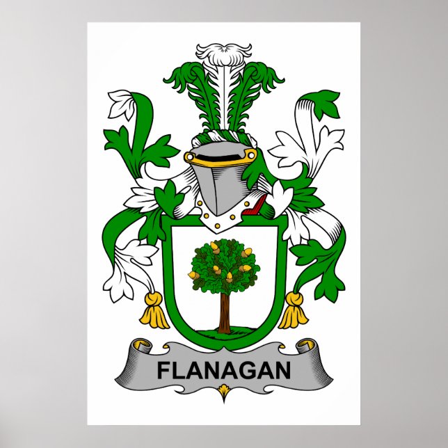 Póster Flanagan Family Crest (Frente)