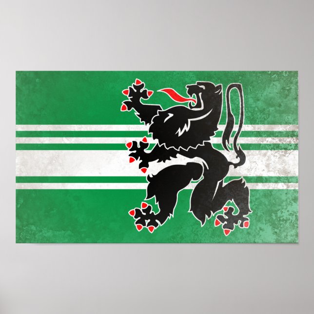 Póster Flandes del Este (Frente)