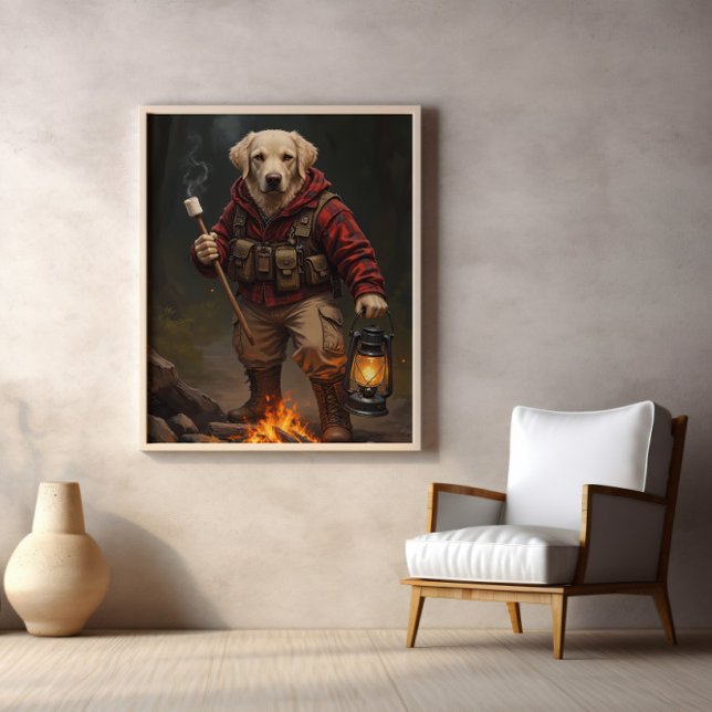 Póster Flannel Fireside Divertido Con La Búsqueda (Subido por el creador)