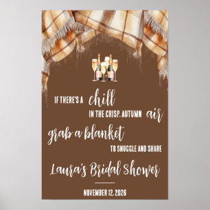 Póster Flannel & Fizz, coge un Rótulo de ducha abierto