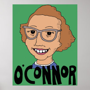 Póster Flannery O'Connor wall poster