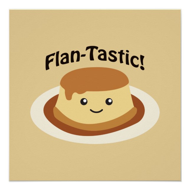 Póster ¡Flantástico! Flan bonito (Anverso)
