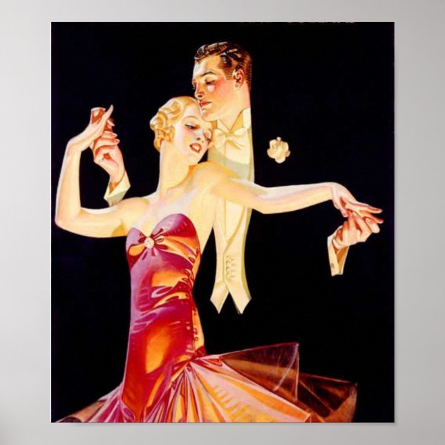 Póster Flapper bailarina (Frente)