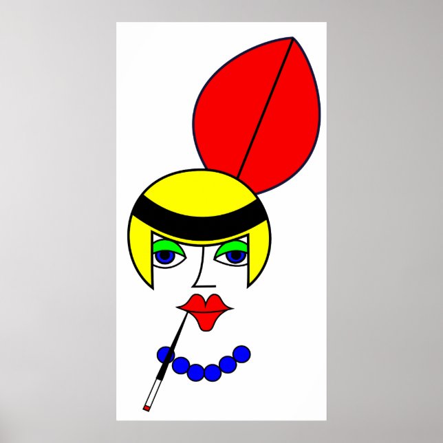Póster Flapper - Roaring 20s (Frente)