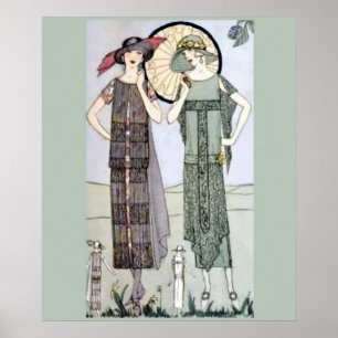 Póster Flappers de los años 1920