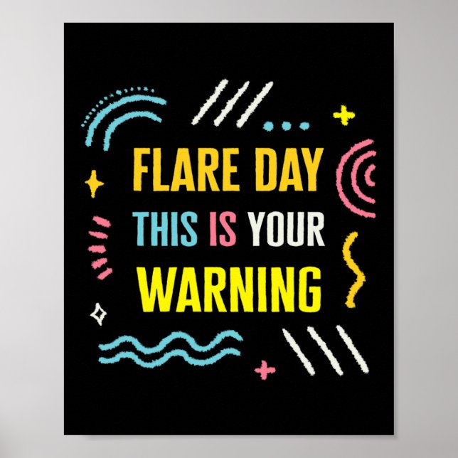 Póster Flare Day Complejo Síndrome de Dolor Regional Conc (Frente)