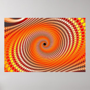 Póster Flare digital - Poster fractal