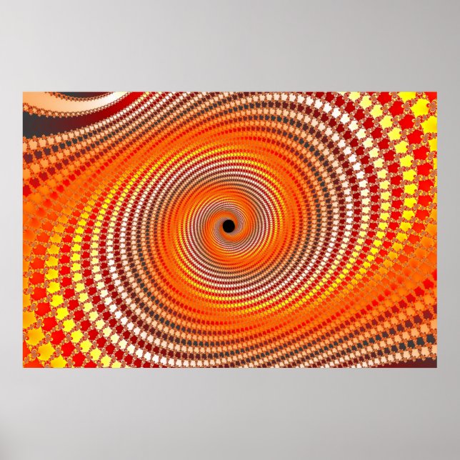 Póster Flare digital - Poster fractal (Frente)