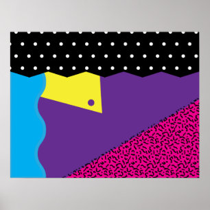 Póster Flashback to the 80s Poster