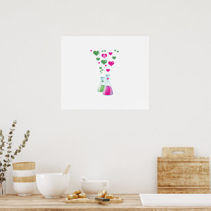 Póster Flask, Erlenmeyer, Beaker, Chemistry, Laboratory