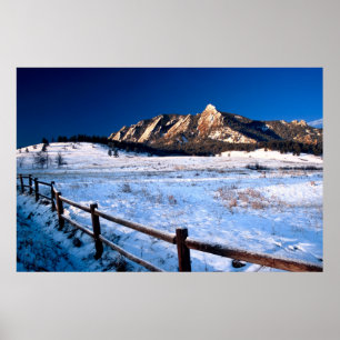 Póster Flatirons Boulder Colorado