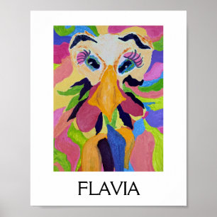 Póster Flavia Poster, 8 x10