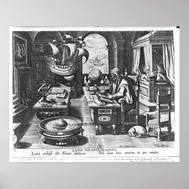 Póster Flavio Gioia de Amalfi (Frente)