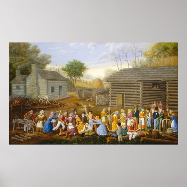 Póster Flax Scutching Bee - Linton Park Bella Artes Poste (Frente)