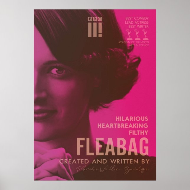 Póster Fleabag Phoebe WallerBridge comedia británica al (Frente)