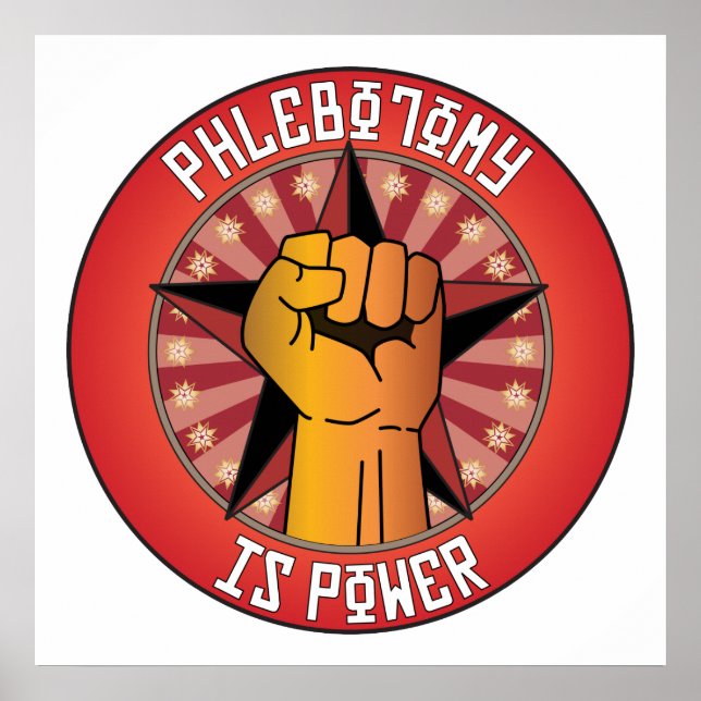 Póster Flebotomía Es Poder (Frente)
