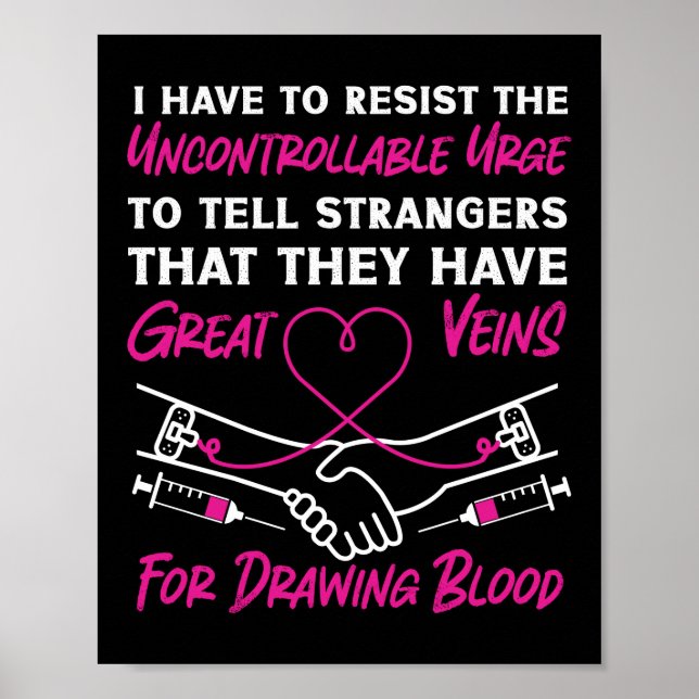 Póster Flebotomía Tengo Que Resistir A La (Frente)