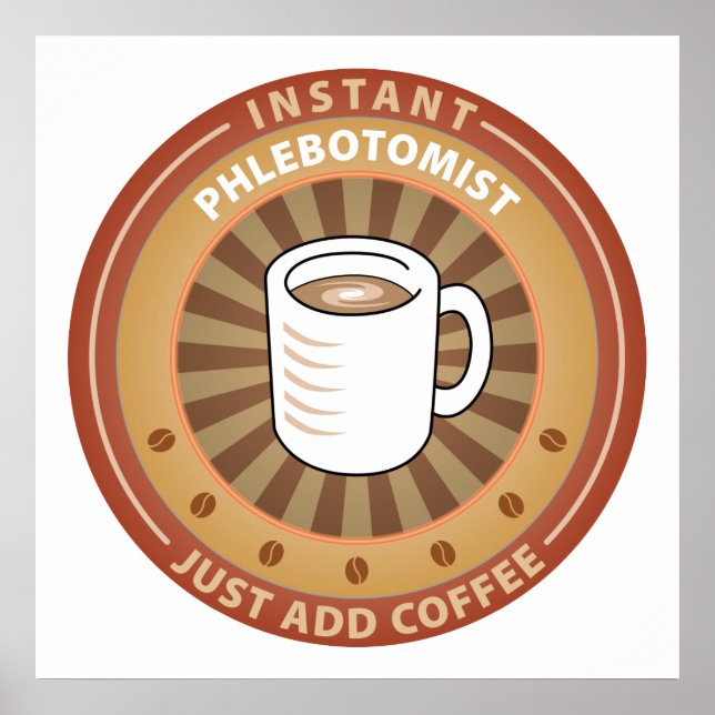 Póster Flebotomista instantáneo (Frente)