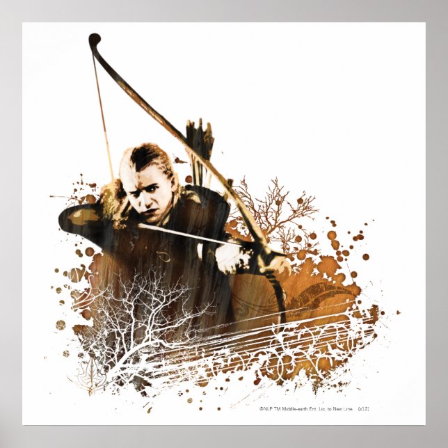 Póster Flecha del tiroteo de LEGOLAS GREENLEAF™ (Frente)