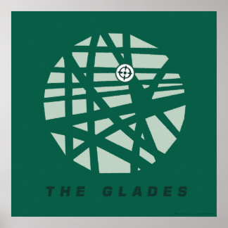 Póster Flecha | Mapa de Glades City