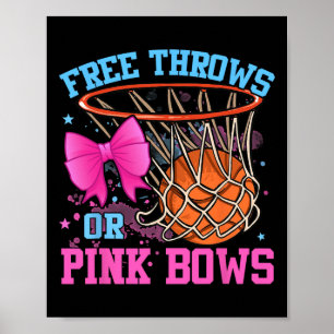 Póster Flechas libres o arcos rosados Embarazo rosa o azu