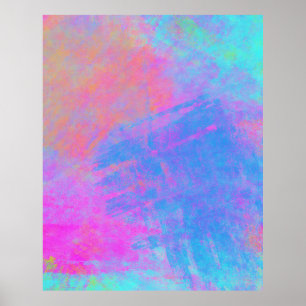 Póster Flechas multicolores brillantes