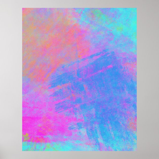 Póster Flechas multicolores brillantes (Frente)