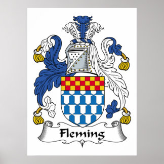 Póster Fleming Family Crest