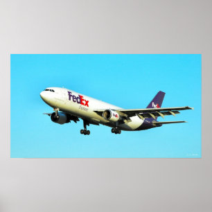 Póster Flete aéreo en final