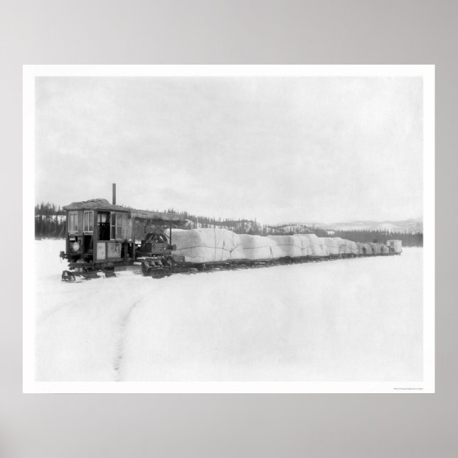 Póster Flete del Yukón de la columna vertebral 1924 (Frente)