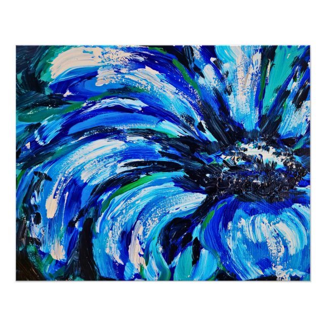 Póster Fleur bleue (Anverso)