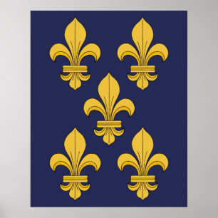Póster Fleur-de-lis