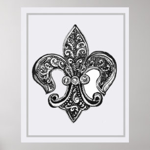 Póster Fleur de Lis