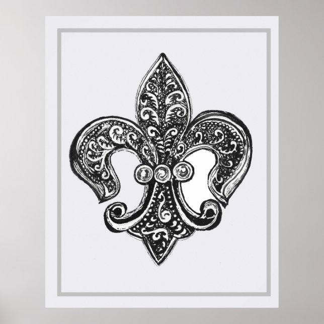 Póster Fleur de Lis (Frente)