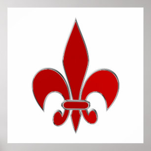Póster Fleur de Lis