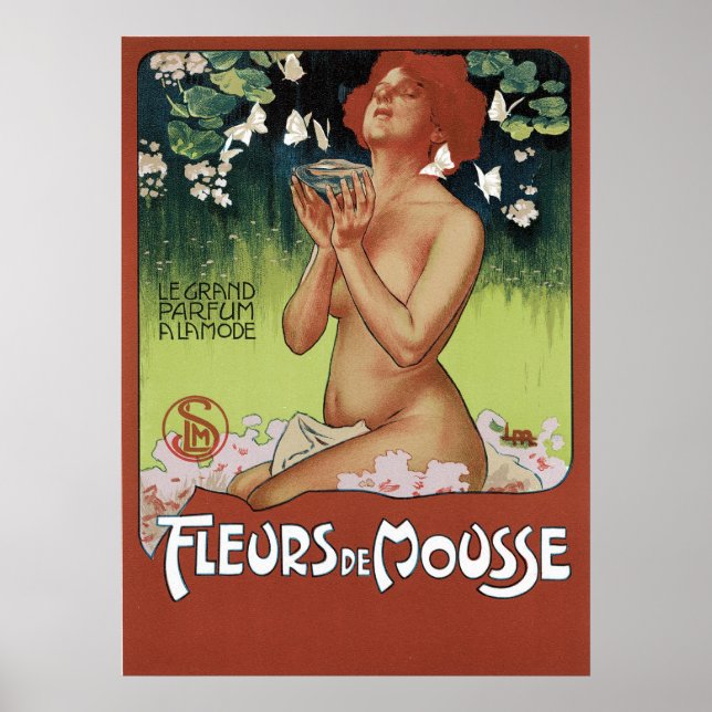 Póster Fleurs de Mousse (Frente)