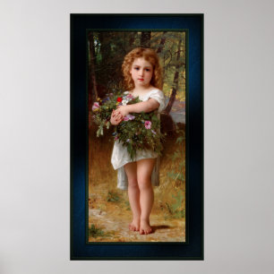 Póster Fleurs De Printemps de William Bouguereau