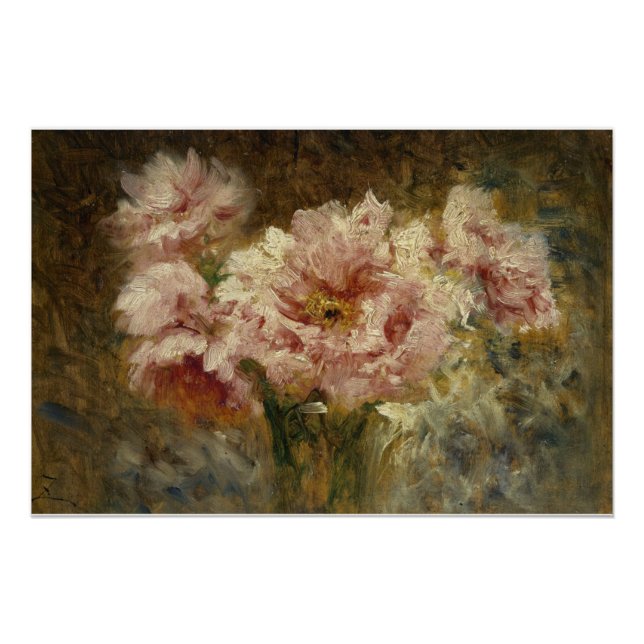 Póster Fleurs - Félix Ziem (Anverso)