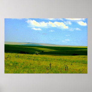 Póster Flint Hills de Kansas