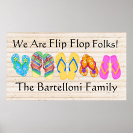 Póster Flip Flops - SRF