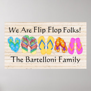 Póster Flip Flops - SRF