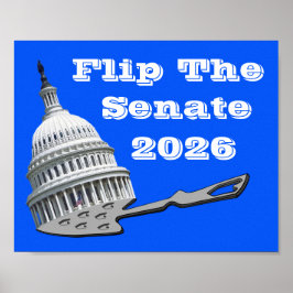 Póster Flip The Senate Vote Blue 2026
