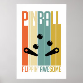 Póster Flippin Awesome - Poster de Pinball