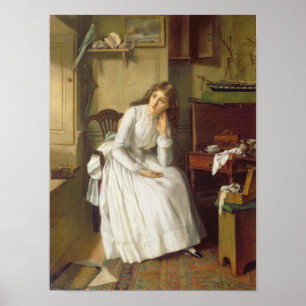 Póster Flo Dombey en el salón del Capitán Cuttle