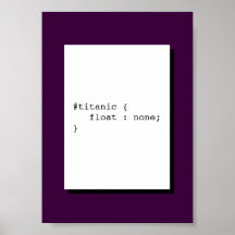 Float Titanic None Funny CSS divertida