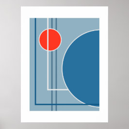 Póster Floating Circles 11