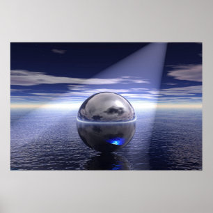 Póster Floating Orb