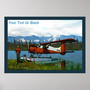 Póster Floatplane De Havilland Beaver